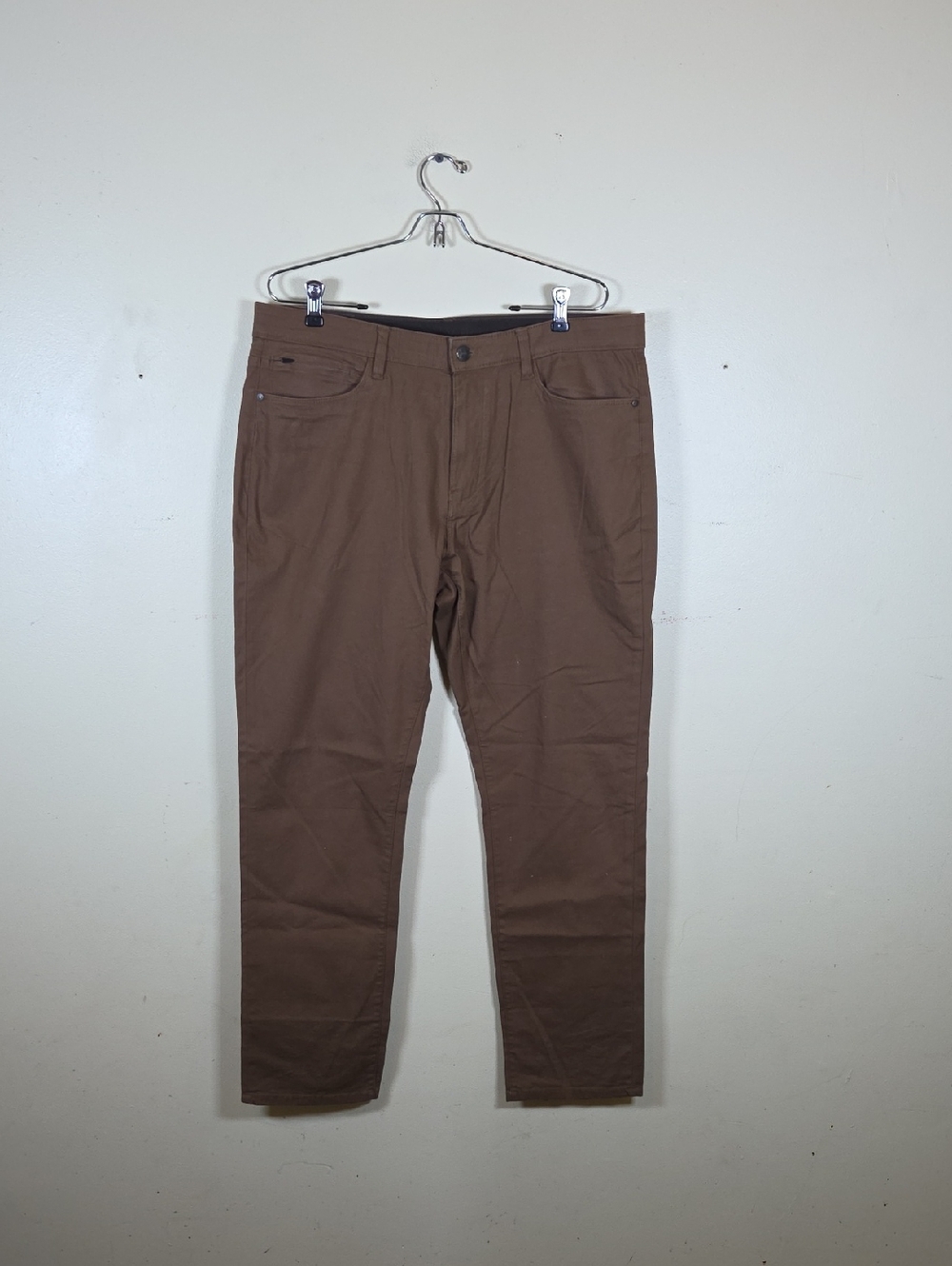 English Laundry Pants Mens 36x32 Brown Stretch Chino Comfort Waistband